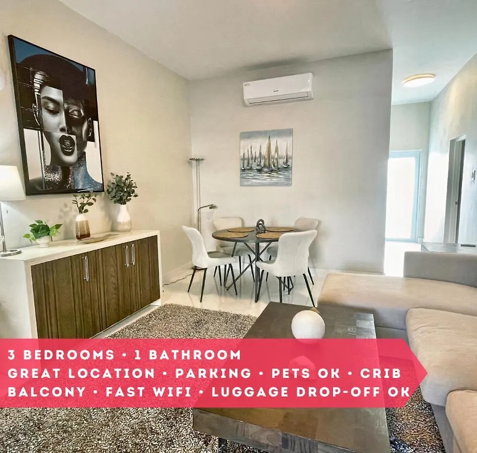 Breathtaking 3-Br Beachside Apt San Juan